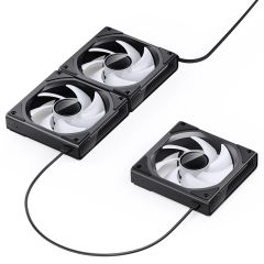 QUẠT TẢN NHIỆT JONSBO ZK - 120B - BLACK (3IN1, CÁNH THUẬN)