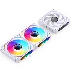 QUẠT TẢN NHIỆT JONSBO ZL - 120W - WHITE (3IN1, CÁNH THUẬN)