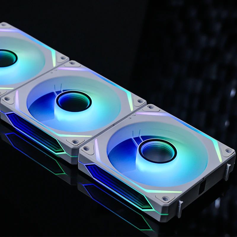 QUẠT TẢN NHIỆT JONSBO ZL-120WR - WHITE (3IN1, CÁNH NGƯỢC)