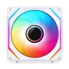 QUẠT TẢN NHIỆT JONSBO ZL-120WR - WHITE (3IN1, CÁNH NGƯỢC)