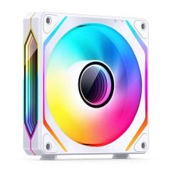 QUẠT TẢN NHIỆT JONSBO ZL-120WR - WHITE (3IN1, CÁNH NGƯỢC)