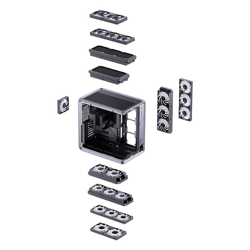 VỎ CASE JONSBO BO400CG - BLACK