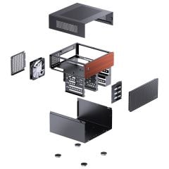 VỎ CASE JONSBO NAS N4 - BLACK