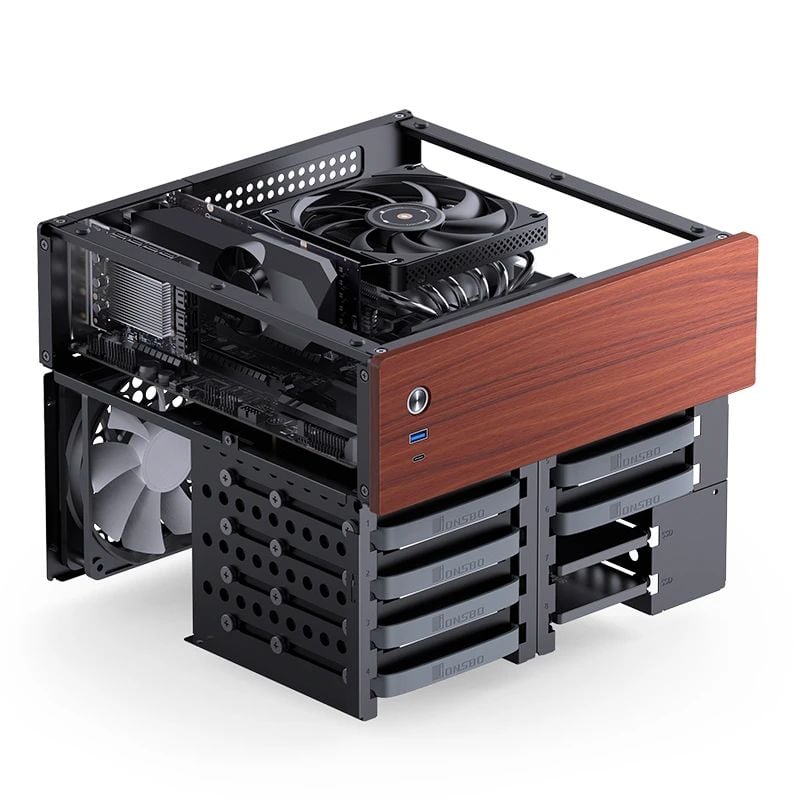 VỎ CASE JONSBO NAS N4 - BLACK