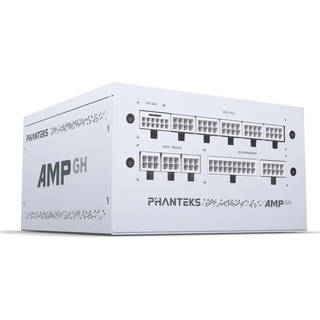 Nguồn Máy Tính Phanteks AMP GH 750W - WHITE (PCIe 5.1/ ATX 3.1/ Full Modular/ 80 Plus GOLD)