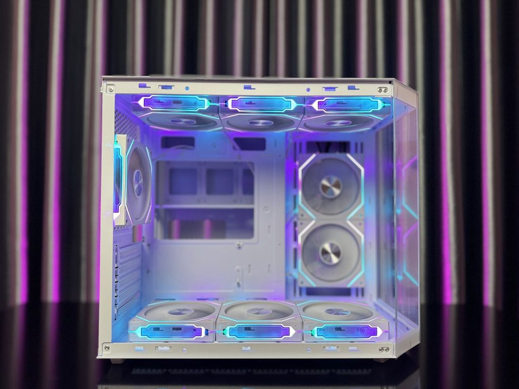 Fan Case Leopard Prism 4RS ARGB Reverse - WHITE | Cánh ngược, sync main