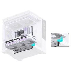 Vỏ case máy tính Jonsbo D34 - WHITE | Mini ITX, Matx, Màu Trắng