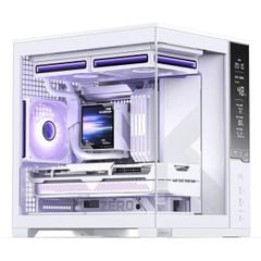 Vỏ case máy tính Jonsbo D34 - WHITE | Mini ITX, Matx, Màu Trắng