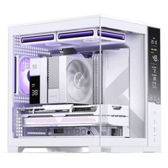 Vỏ case máy tính Jonsbo D34 - WHITE | Mini ITX, Matx, Màu Trắng