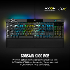 Bàn phím Corsair K100 OPX RF RGB - BLACK