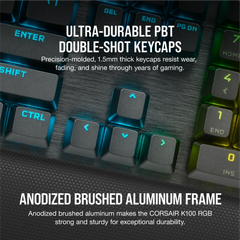 Bàn phím Corsair K100 OPX RF RGB - BLACK