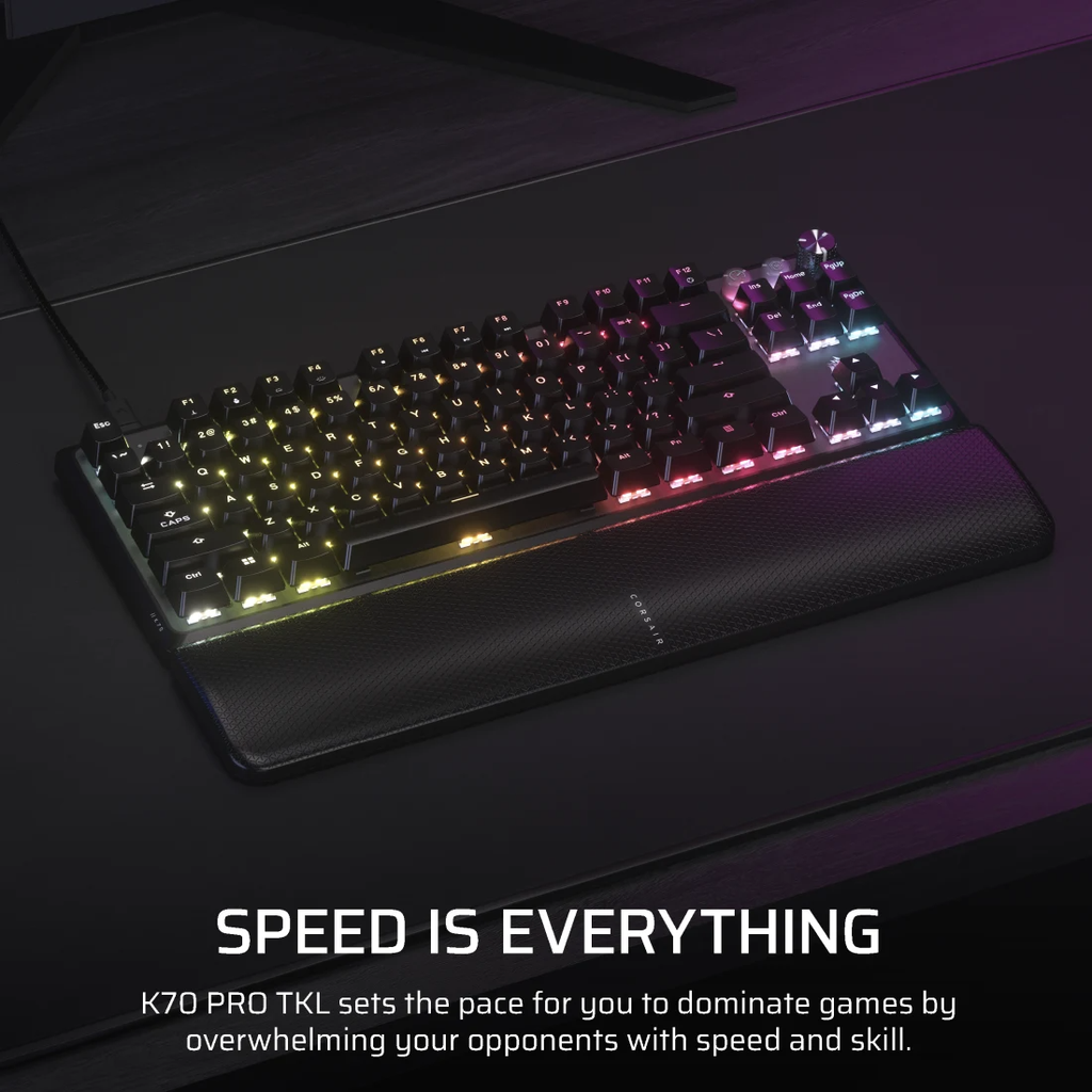 Bàn phím Corsair K70 PRO TKL-MGX RGB - BLACK