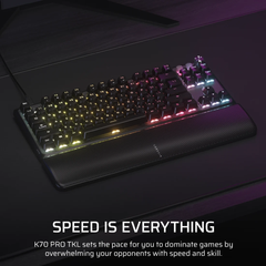 Bàn phím Corsair K70 PRO TKL-MGX RGB - BLACK