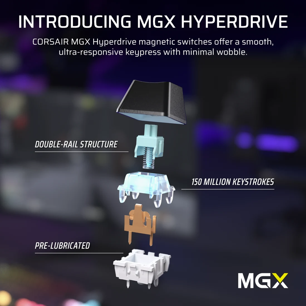 Bàn phím Corsair K70 PRO TKL-MGX RGB - BLACK