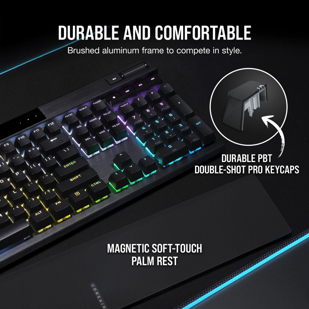 Bàn phím Corsair K70 PRO MX SPEED-RGB - BLACK