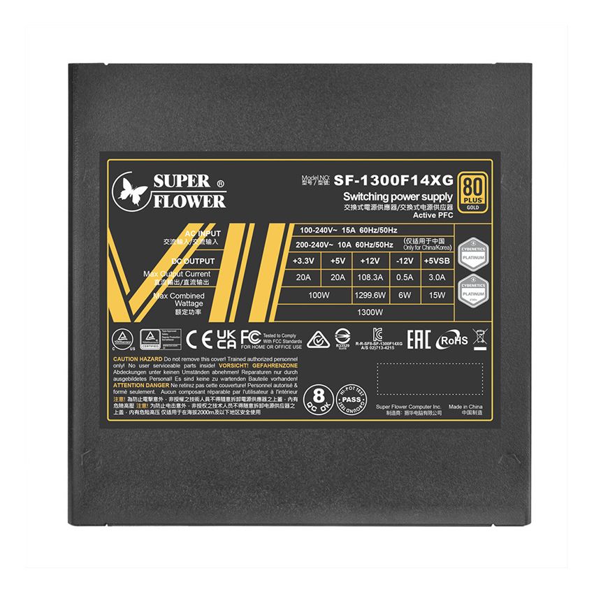 Nguồn SuperFlower LEADEX VII XG 1300W ATX 3.1 80 PLUS GOLD