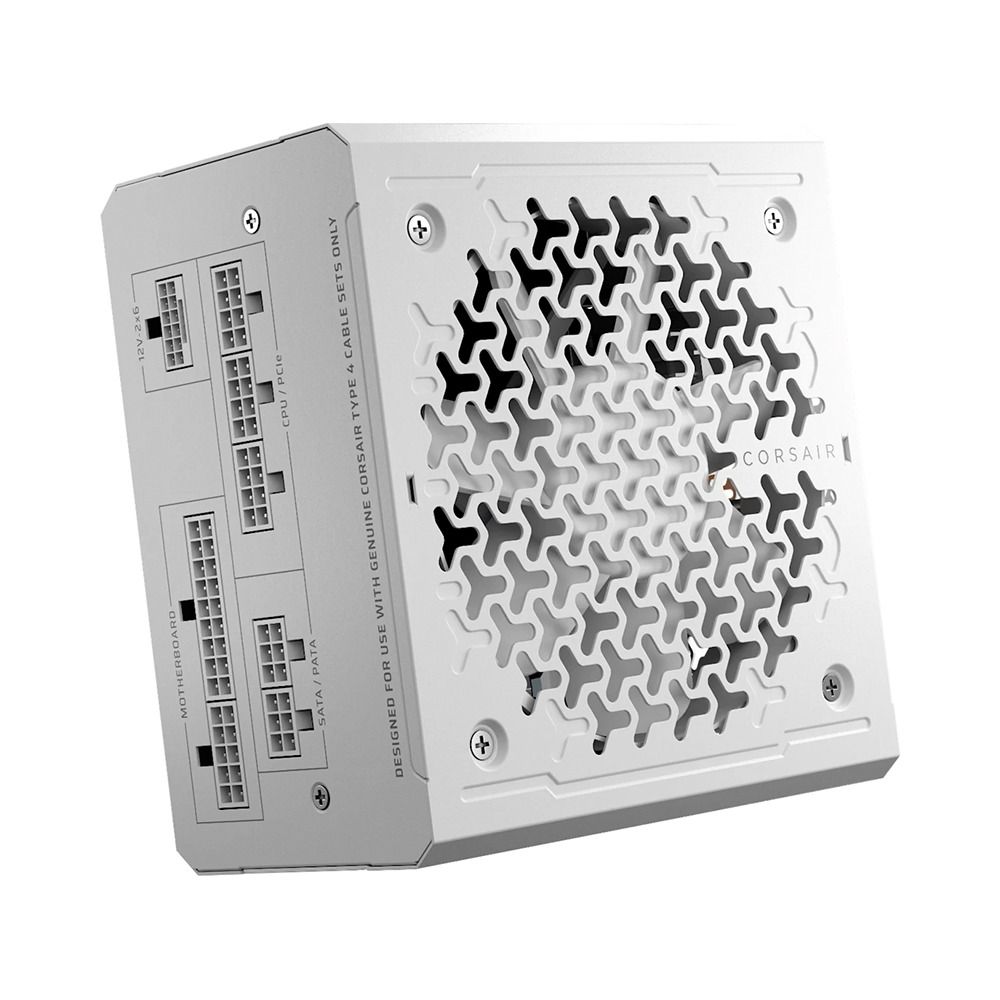 Nguồn máy tính Corsair RM750e ATX 3.1 Cybenetics Gold - Full Modul - WHITE