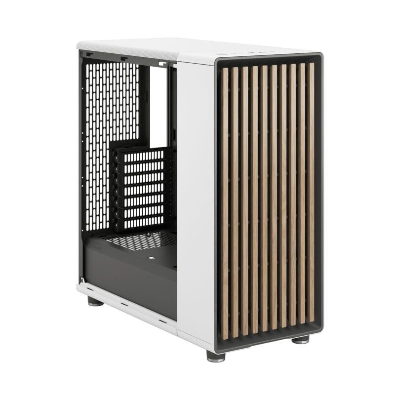 Vỏ Case Fractal Design North Chalk White TG Clear Tint