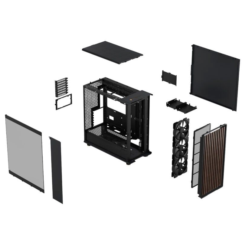Vỏ Case Fractal Design North XL Charcoal Black TG Dark