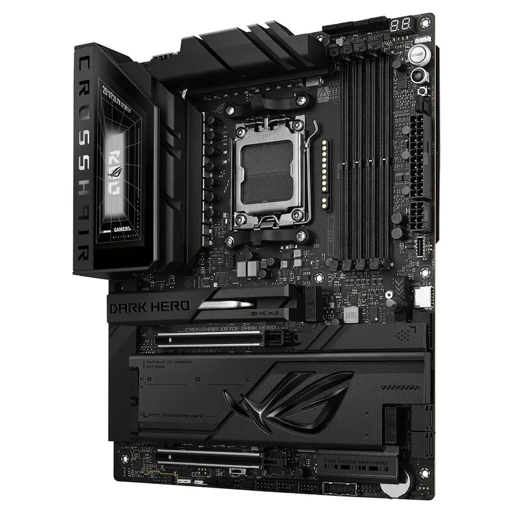 Bo mạch chủ ASUS ROG Crosshair X870E Dark Hero (AMD X870E, Socket AM5, ATX, 4 Khe RAM DDR5)
