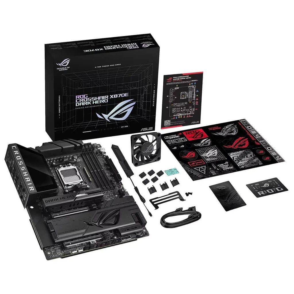 Bo mạch chủ ASUS ROG Crosshair X870E Dark Hero (AMD X870E, Socket AM5, ATX, 4 Khe RAM DDR5)