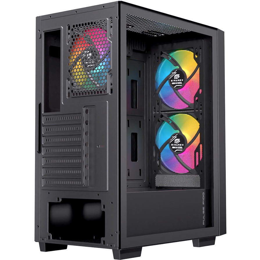 Vỏ Case Máy Tính EINAREX P100 RGB - BLACK