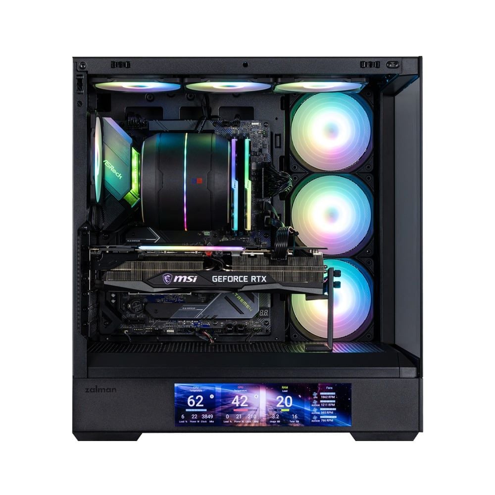 Vỏ Case Máy Tính ZALMAN P40 DS ATX ARGB - BLACK