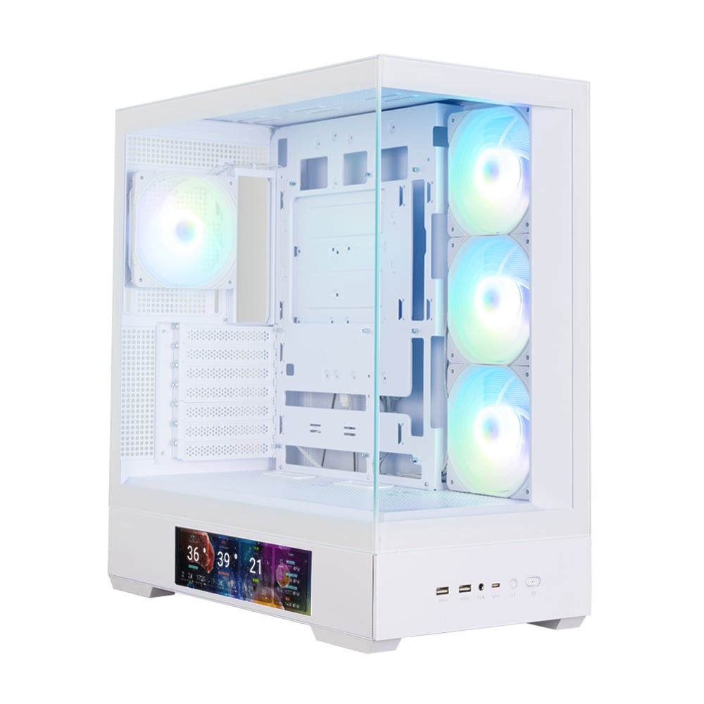 Vỏ Case Máy Tính ZALMAN P40 DS ATX ARGB - WHITE