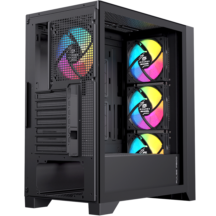 Vỏ Case Máy Tính EINAREX P600 RGB - BLACK