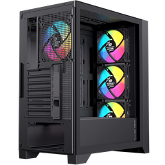 Vỏ Case Máy Tính EINAREX P600 RGB - BLACK