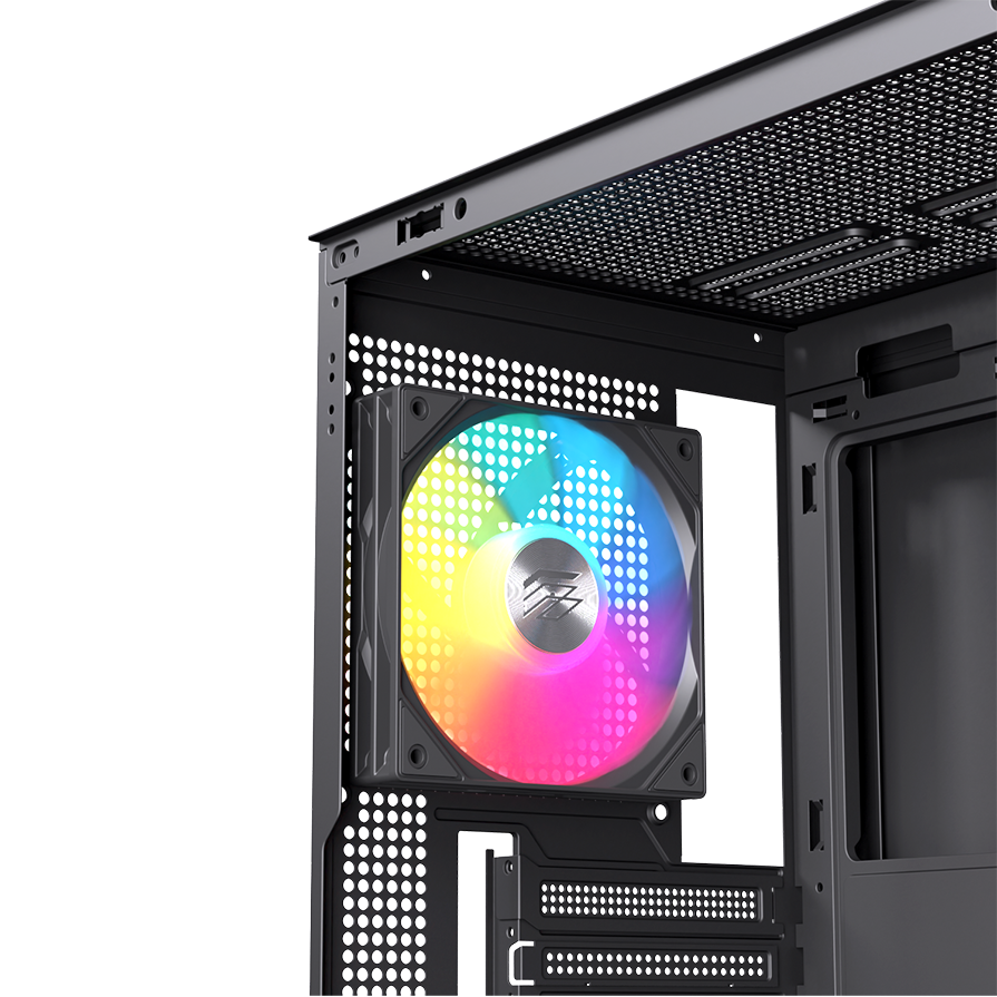 Vỏ Case Máy Tính EINAREX P600 RGB - BLACK