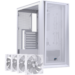 Vỏ Case Máy Tính EINAREX P600 RGB - WHITE