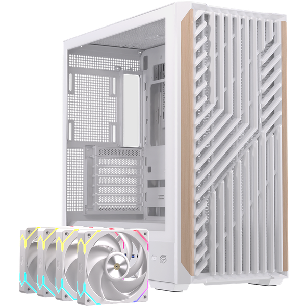 Vỏ Case Máy Tính EINAREX P800 RGB - WHITE