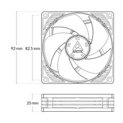QUẠT TẢN NHIỆT P9 PWM PST | BLACK