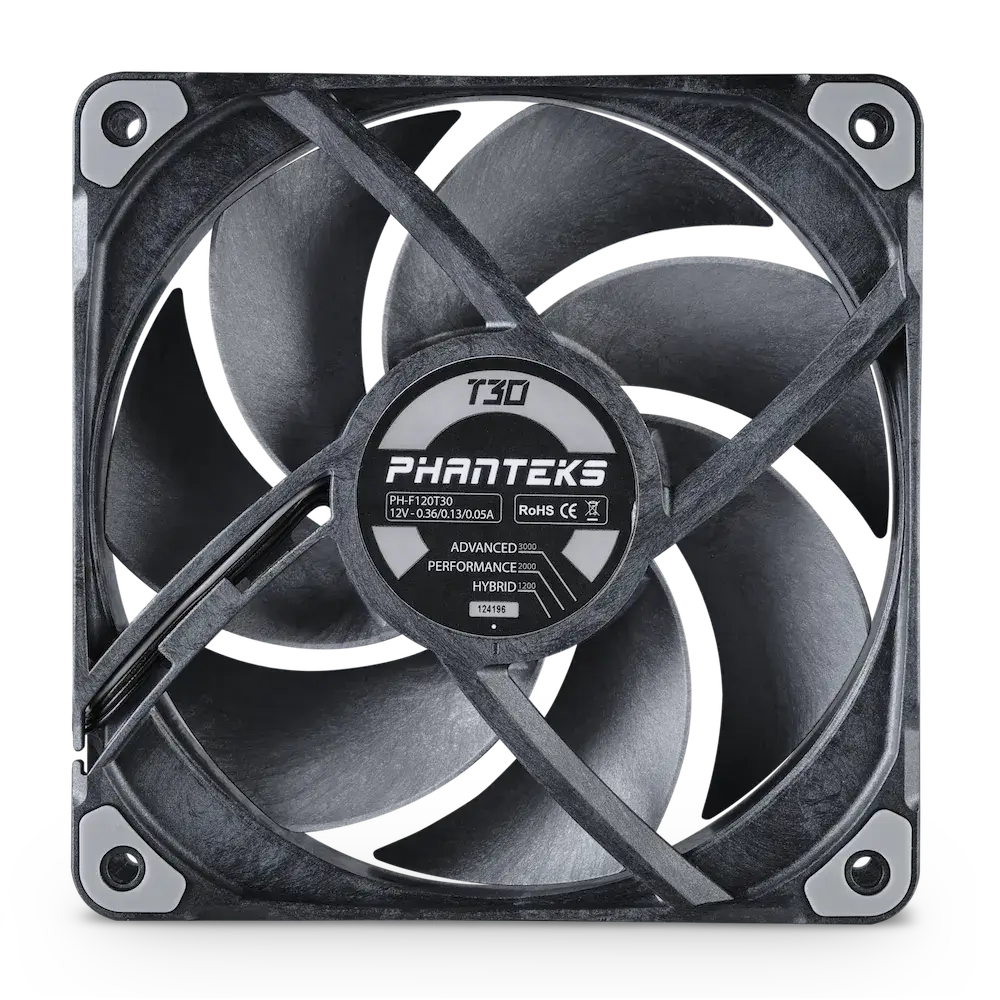 Quạt tản nhiệt PHANTEKS T30 - 120 PWM | Single Pack - Premium Fan (PH-F120T30_BG)