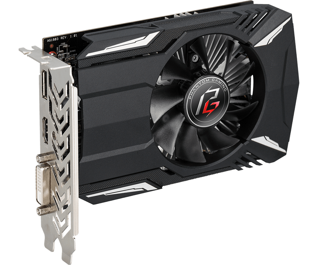 CARD ĐỒ HỌA ASROCK Phantom Gaming RX550 4G (PHANTOM G R RX550 4G)