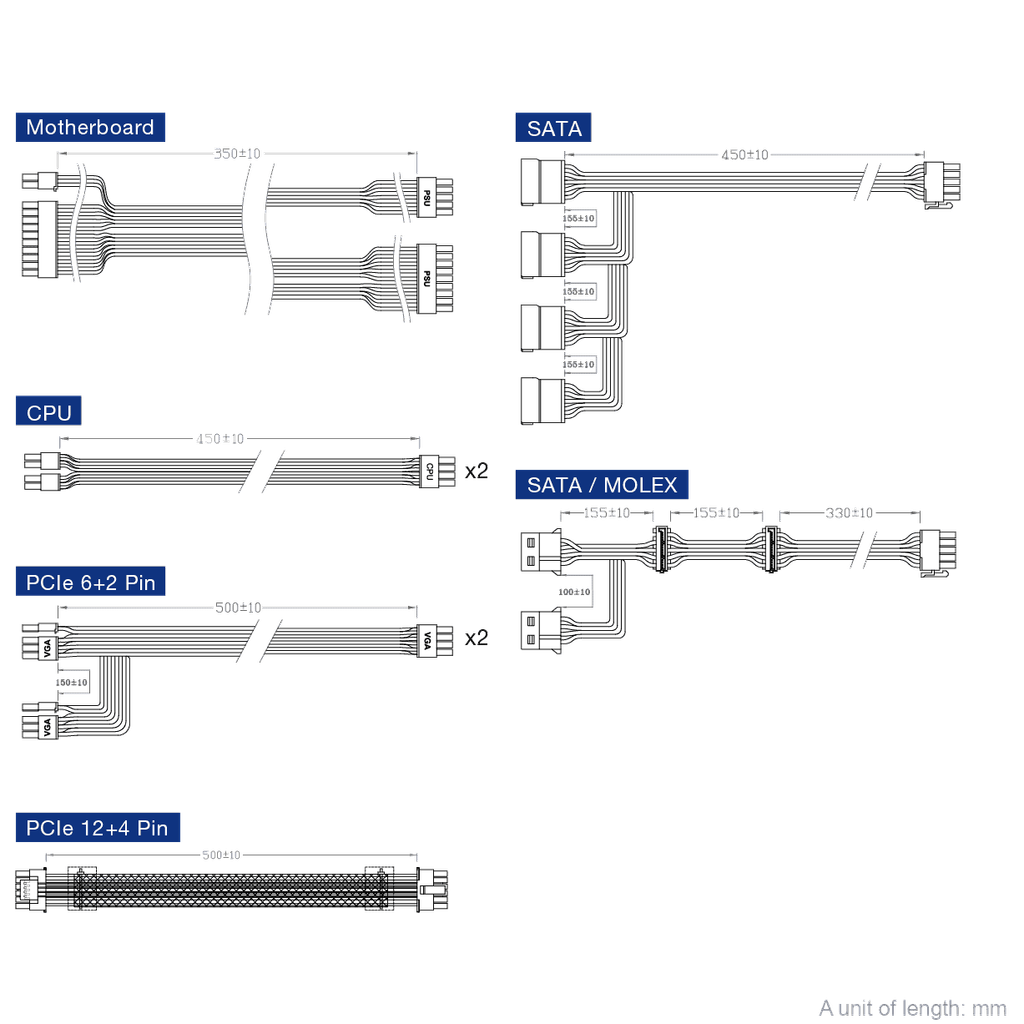 Nguồn Máy Tính FSP DAGGER PRO 850W GEN 5 80 PLUS GOLD - WHITE