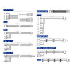 Nguồn Máy Tính FSP HYDRO PTM PRO 1200 GEN 5 80Plus Platinum