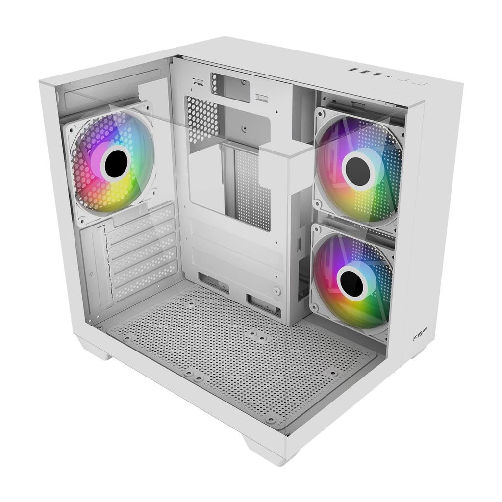 Vỏ case máy tính FSP S190 ARGB - WHITE