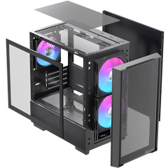 Vỏ Case Máy Tính EINAREX PM150 RGB - BLACK