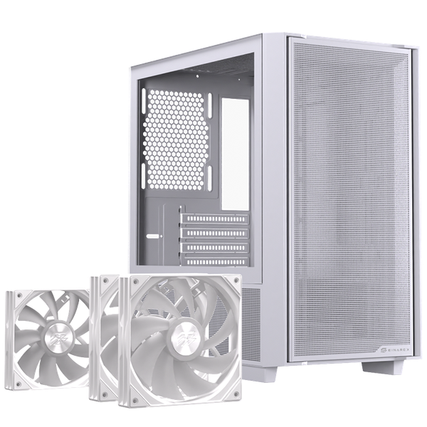 Vỏ Case Máy Tính EINAREX PM150 RGB - WHITE
