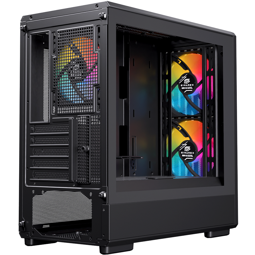 Vỏ Case Máy Tính EINAREX PM400 RGB - BLACK