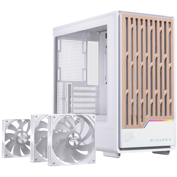 Vỏ Case Máy Tính EINAREX PM400 RGB - WHITE