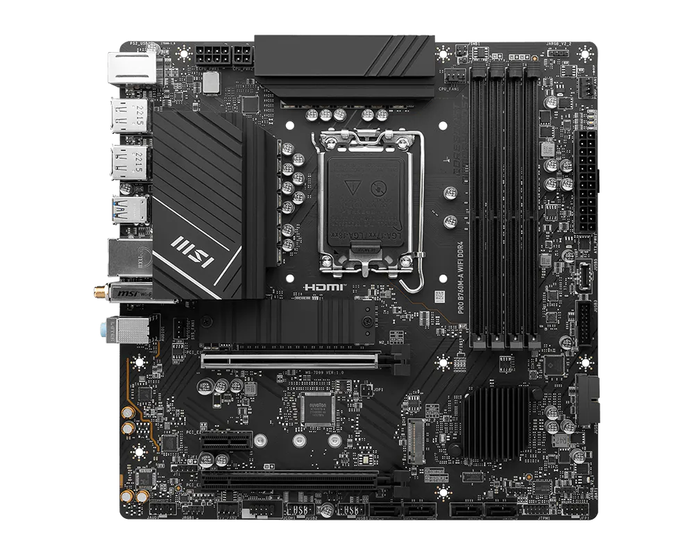 BO MẠCH CHỦ MAINBOARD MSI PRO B760M-A WIFI DDR4