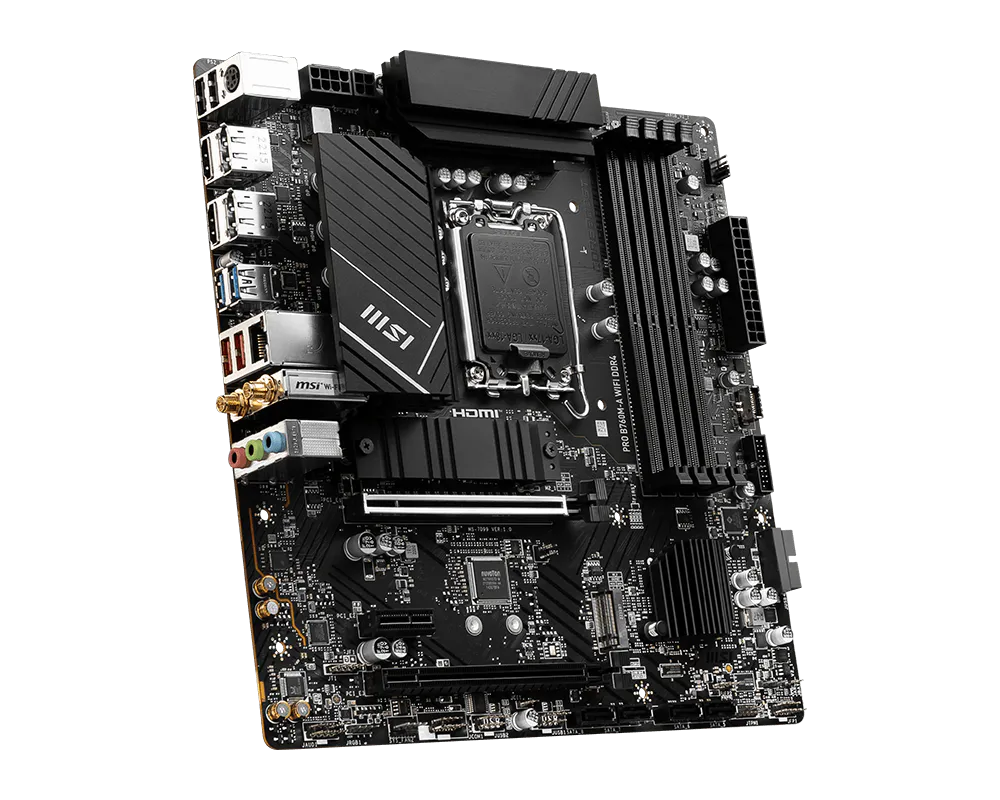 BO MẠCH CHỦ MAINBOARD MSI PRO B760M-A WIFI DDR4
