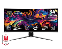 Màn Hình Máy Tính MSI MPG 341CQPX QD-OLED 34 inch UWQHD 240Hz Curve 1800R