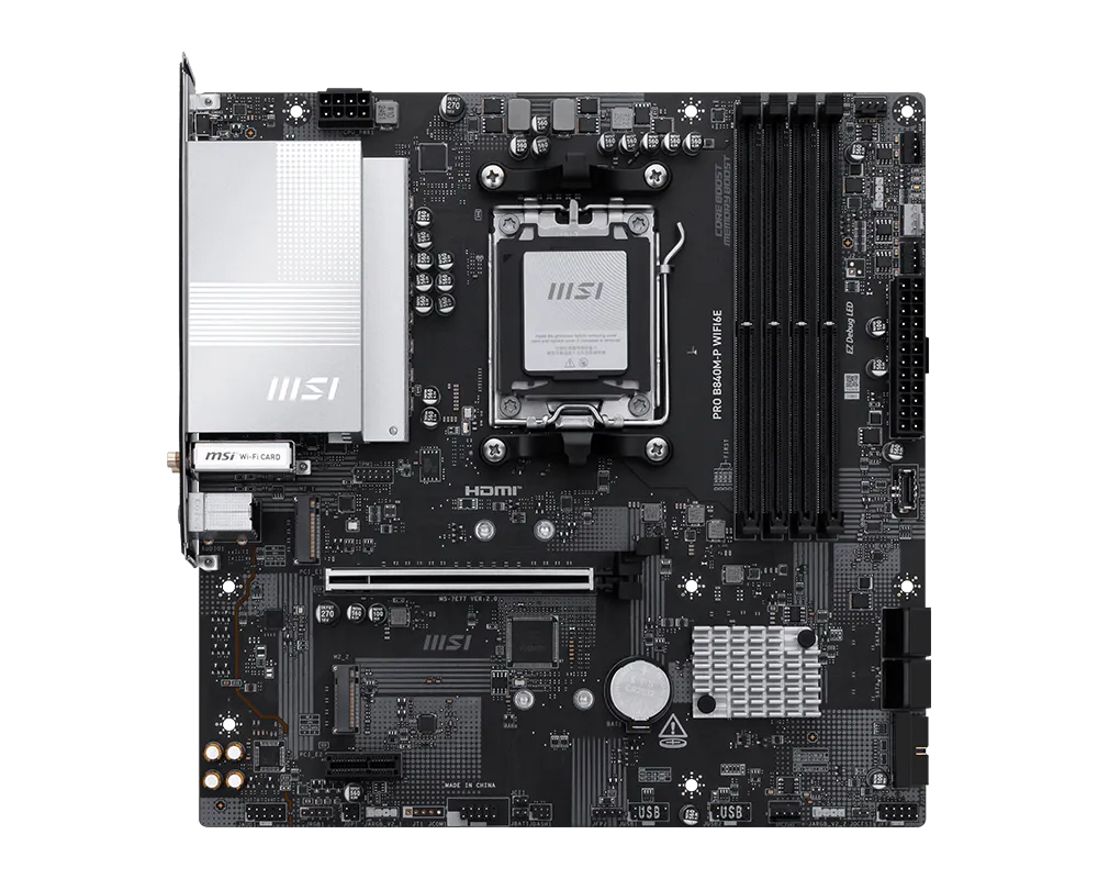 BO MẠCH CHỦ MAINBOARD MSI PRO B840M-P WF6E