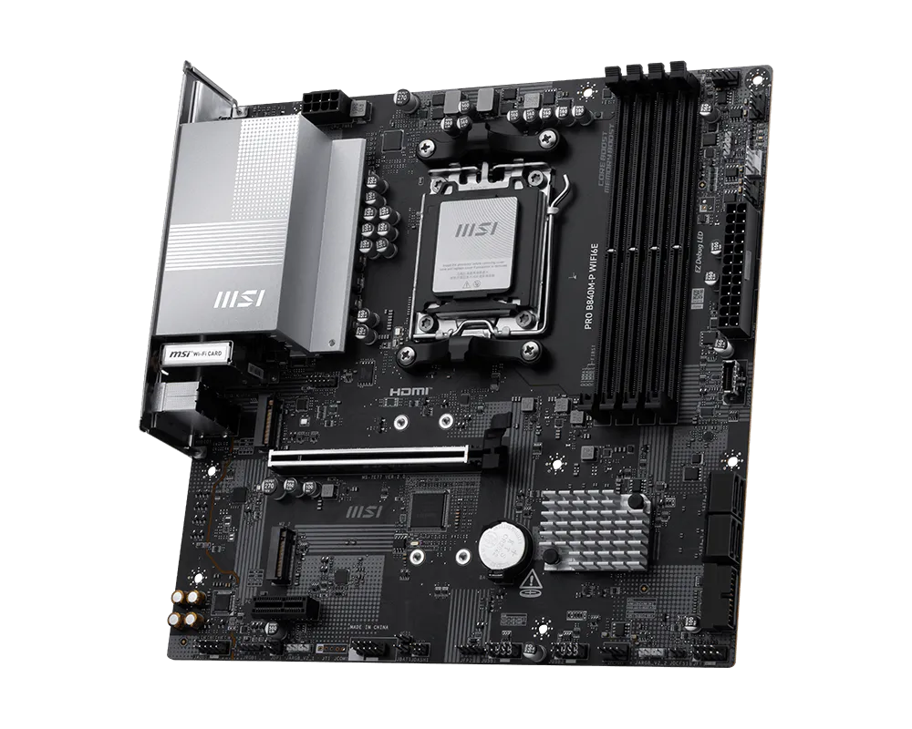 BO MẠCH CHỦ MAINBOARD MSI PRO B840M-P WF6E