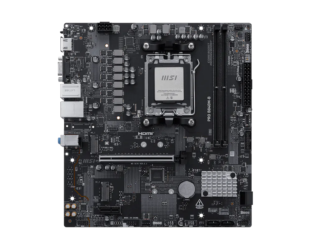 BO MẠCH CHỦ MAINBOARD MSI PRO B840M-B