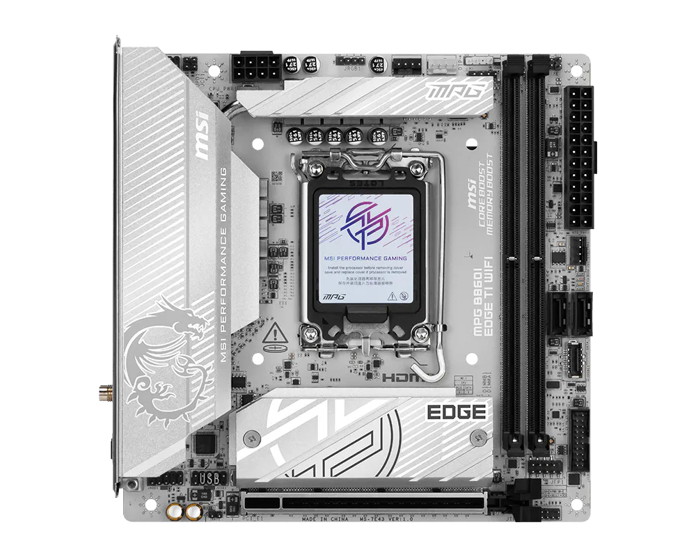 BO MẠCH CHỦ MAINBOARD MSI MPG B860I EDGE TI WIFI